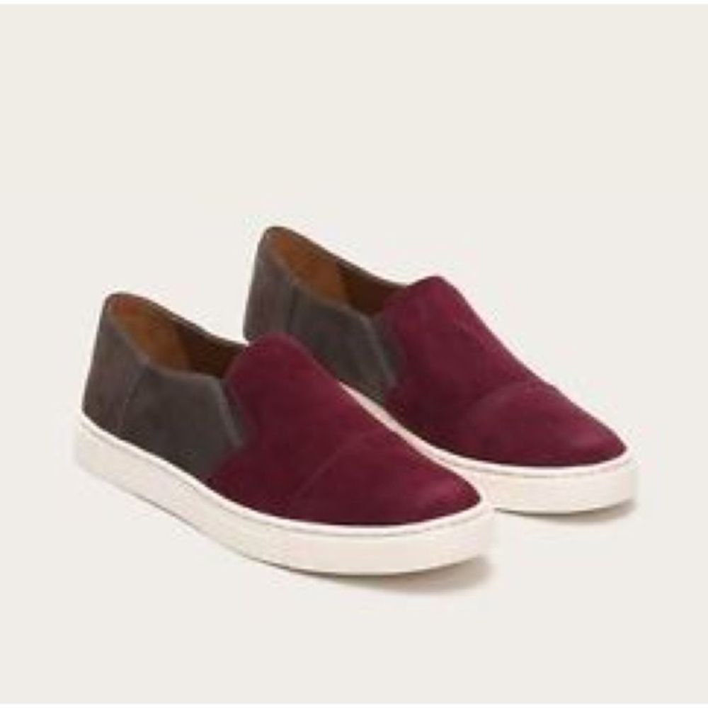 NWOT! Frye Gemma Cap Slip in Bordeaux.